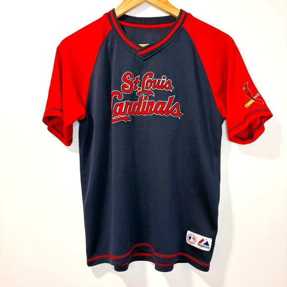 Vintage St. Louis Cardinals Jersey Youth 14/16 - Picture 1 of 6